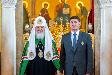 Оренбуржцев отметили за помощь в строительстве «народного» храма